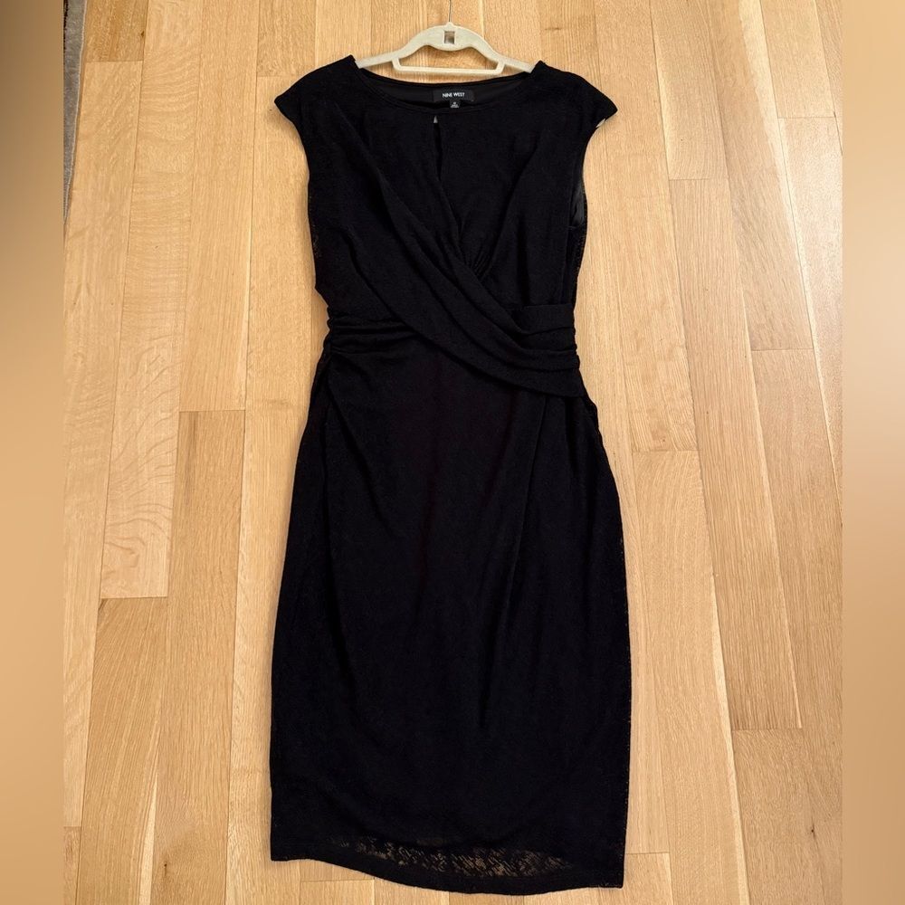 Nine West Black Midi Dress